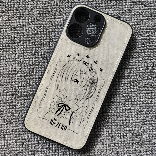从零开始的异世界生活蕾姆布纹手机壳适用iphone16p苹果华为P70MATE60小米15红米K70iqoo13一加ACE3IQOONEO9