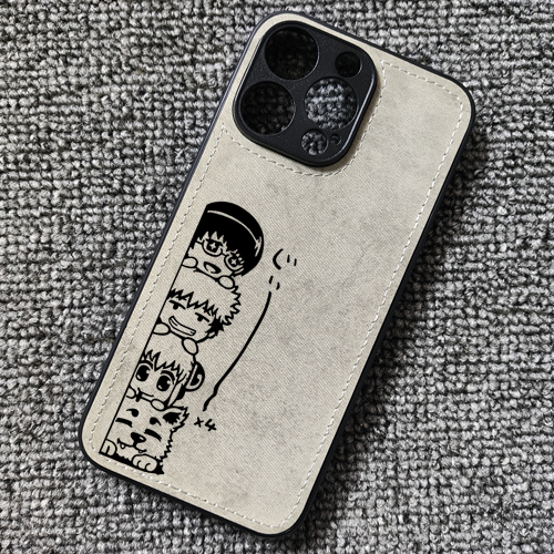 银魂万事屋角色周边布纹手机壳适用iphone15pro苹果16小米14红米k70华为NOVA14一加13一加ACE5RENO14荣耀400