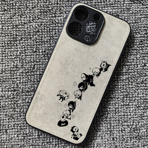 夏目友人帐周边猫咪老师布纹手机壳适用iphone18promax苹果17华为mate80荣耀90红米K100小米17一加15TvivoS60