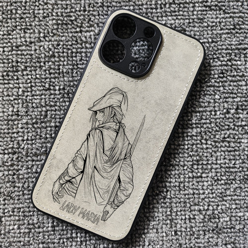 血源诅咒 玛丽亚女士游戏周边布纹手机壳适用iphone16苹果17华为mate60荣耀winrt小米17红米K90一加13iqoo15
