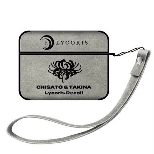 LycorisRecoil莉可丽丝周边苹果耳机保护套适用AirPodsPro二代耳机保护壳翻毛皮1/2/3代全包Airpods4硅胶软壳