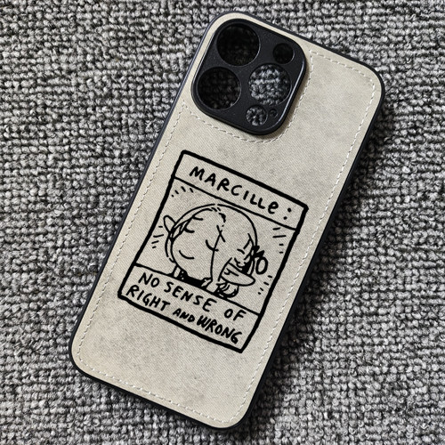 迷宫饭玛露希尔表情周边布纹手机壳适用iphone16promax苹果15华为mate60红米K70小米14IQOONEO9一加12荣耀90
