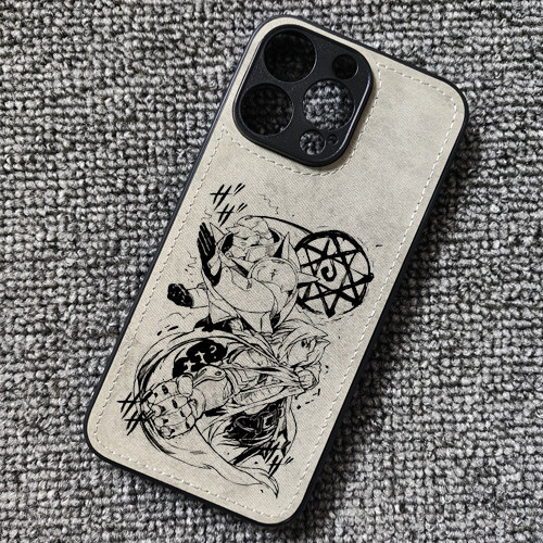 钢之炼金术师动漫周边布纹手机壳适用iphone17promax苹果16华为mate60荣耀400WIN小米17红米K90一加15iqoo15