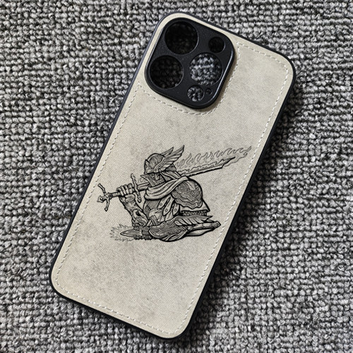 黑夜君临追踪者周边布纹手机壳适用iphone16promax苹果17华为mate80荣耀600WIN小米13红米K90一加13iqooneo11