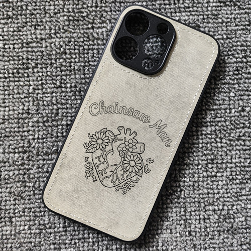 电锯人蕾塞电次周边布纹手机壳适用iphone17promax苹果16pro华为mate60pro荣耀win小米17红米K80一加13iqoo15