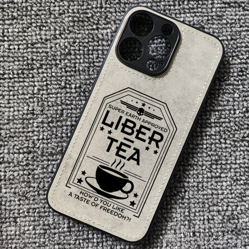 绝地狱潜兵2自由茶游戏周边布纹手机壳适用iphone17苹果16华为mate70pro荣耀400小米14红米K80iqoo13一加ace5