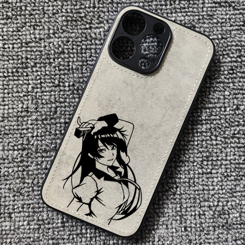 战场原黑仪物语系列动漫化物语布纹手机壳适用iphone16苹果15华为mate60荣耀200小米14红米K80一加13ACE3VIVO