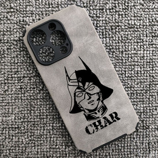 机动战士高达夏亚头像动漫周边手机壳适用于iphone16pro苹果小米15三星S24红米K70华为nova12荣耀200VIVOIQOO
