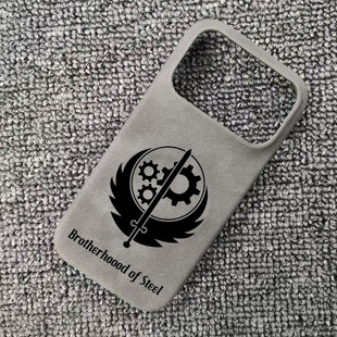 辐射游戏周边钢铁兄弟会肤感羊巴皮磁吸手机壳适用于iphone17苹果华为p70小米15红米K70三星一加15荣耀WINRT