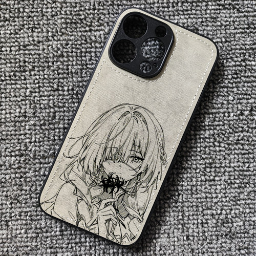 鸣潮弗洛洛游戏周边布纹手机壳适用iphone16苹果17华为mate80荣耀win600小米17红米K90一加15ace6至尊iqoo13