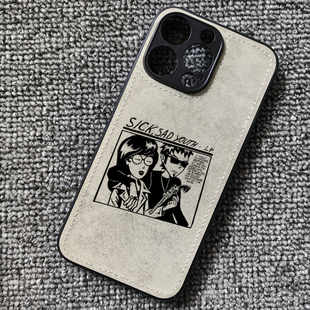 拽妹黛薇儿Daria动漫美剧周边布纹手机壳适用iphone16苹果15华为mate60荣耀200小米14红米K80一加13ACE3VIVOS