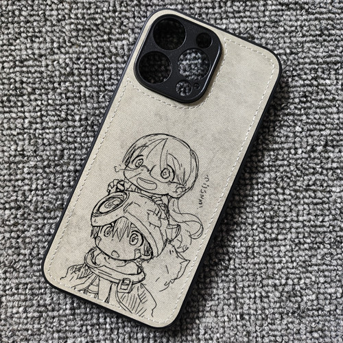 来自深渊烈日的黄金乡莉可雷格布纹手机壳适用iphone16苹果15华为mate60小米14红米K70至尊iqooneo9一加ACE3