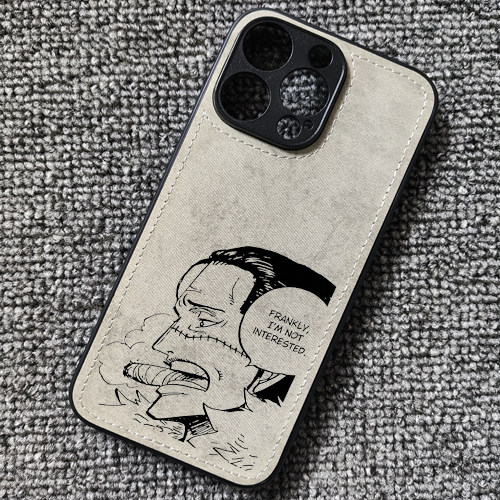 克洛克达尔海贼王动漫周边布纹手机壳适用iphone16苹果17p华为mate60小米17一加13红米k80iqoo15T荣耀600WIN