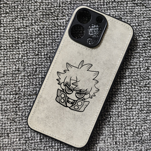 废渊战鬼路德动漫周边布纹手机壳适用iphone16苹果15华为mate60p荣耀300小米14红米K80至尊iqoo12一加13ACE5