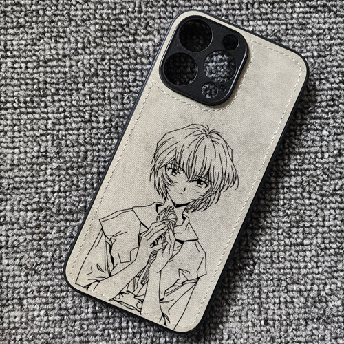 绫波丽EVA福音战士动漫周边布纹手机壳适用iphone17苹果16华为mate60红米K80小米14iqooneo9一加13荣耀90ACE5