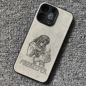 线条防火女黑暗之魂周边布纹手机壳适用iphone16苹果17pro华为mate60小米15一加13红米k80至尊iqooneo11oppo