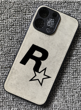 R星侠盗猎车游戏周边布纹手机壳适用iphone16苹果15华为P70荣耀300小米14红米K80一加ace3prooppofindx8VIVO