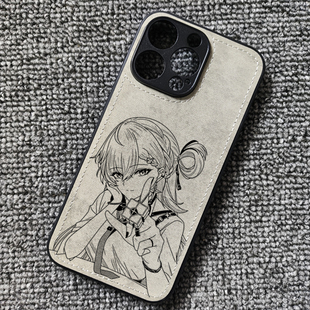 鸣潮 奈游戏动漫周边布纹手机壳适用iphone17pro苹果16红米k90小米17华为mate60荣耀400一加13iqoo15findx7