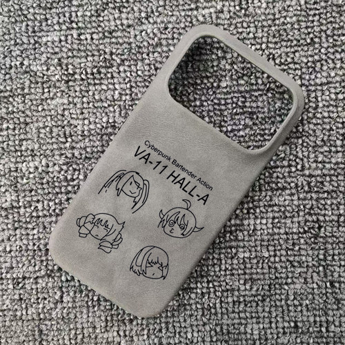 赛博朋克酒保行动VA-11肤感肤感羊巴皮磁吸手机壳适用于iphone17苹果华为小米15红米三星S25一加15荣耀500