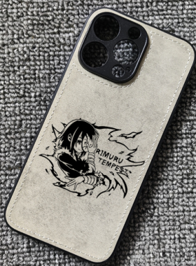 关于我转生变成史莱姆布纹手机壳适用iphone16苹果15华为P70荣耀90小米14红米K80一加ace3prooppofindx8vivo