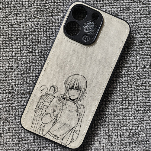 躲在超市后门抽烟的二人周边布纹手机壳适用iphone16苹果17华为mate60pro荣耀90小米15一加ace6红米k80iqoo13