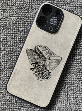 头文字DAE86引擎4AGE动漫布纹手机壳适用iphone16苹果15华为P70荣耀300小米14红米K80一加ace3prooppofindx8