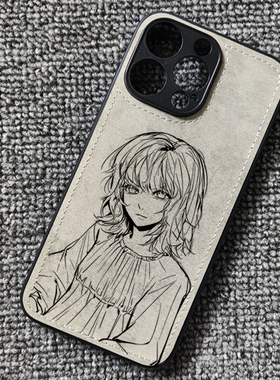 生化危机9艾米莉游戏周边布纹手机壳适用iphone16苹果17华为mate60pro小米17红米K80至尊iqoo12荣耀WIN一加13