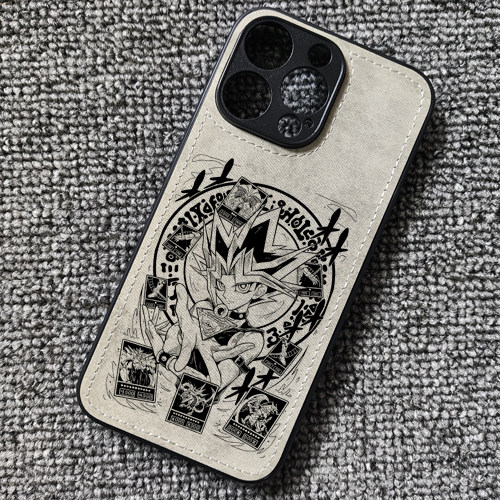 游戏王 武藤游戏天空龙周边布纹手机壳适用iphone18promax苹果17pro华为mate60pro小米17红米K80至尊iqoo15