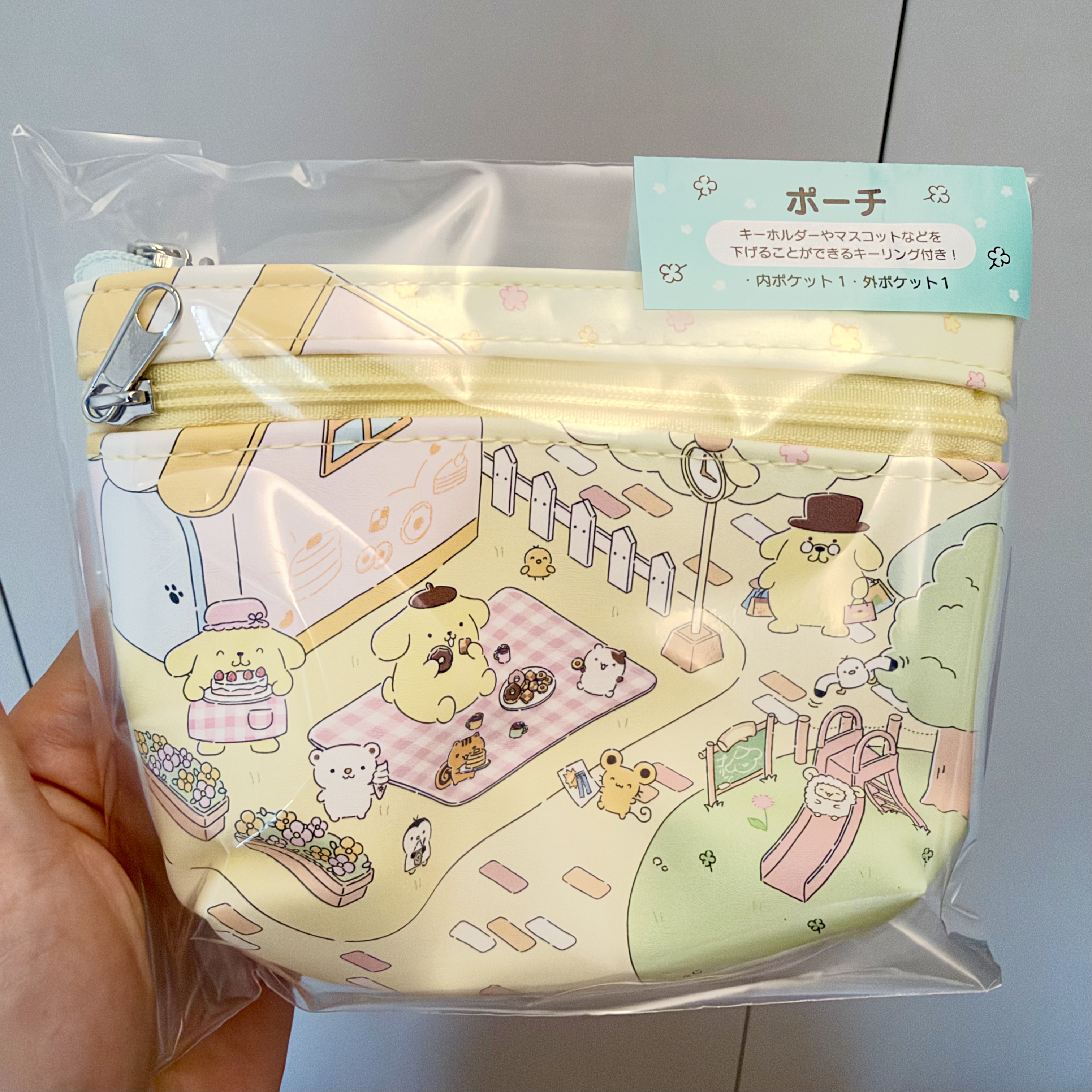 三丽鸥布丁狗双拉链化妆包