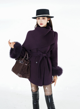 MD千亿【色调焦点】2025冬季款休闲时尚保暖气质羊毛外套