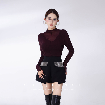 MD千亿【百搭打底】2026新款显瘦气质长袖女款打底衫