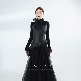 无袖 MD千亿 气质百搭时尚 2026新款 拼接连衣裙 雪妮贝尔