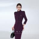 轻奢休闲百搭休闲收腰显瘦连衣裙修身 长袖 高端 自然旋律 MD千亿