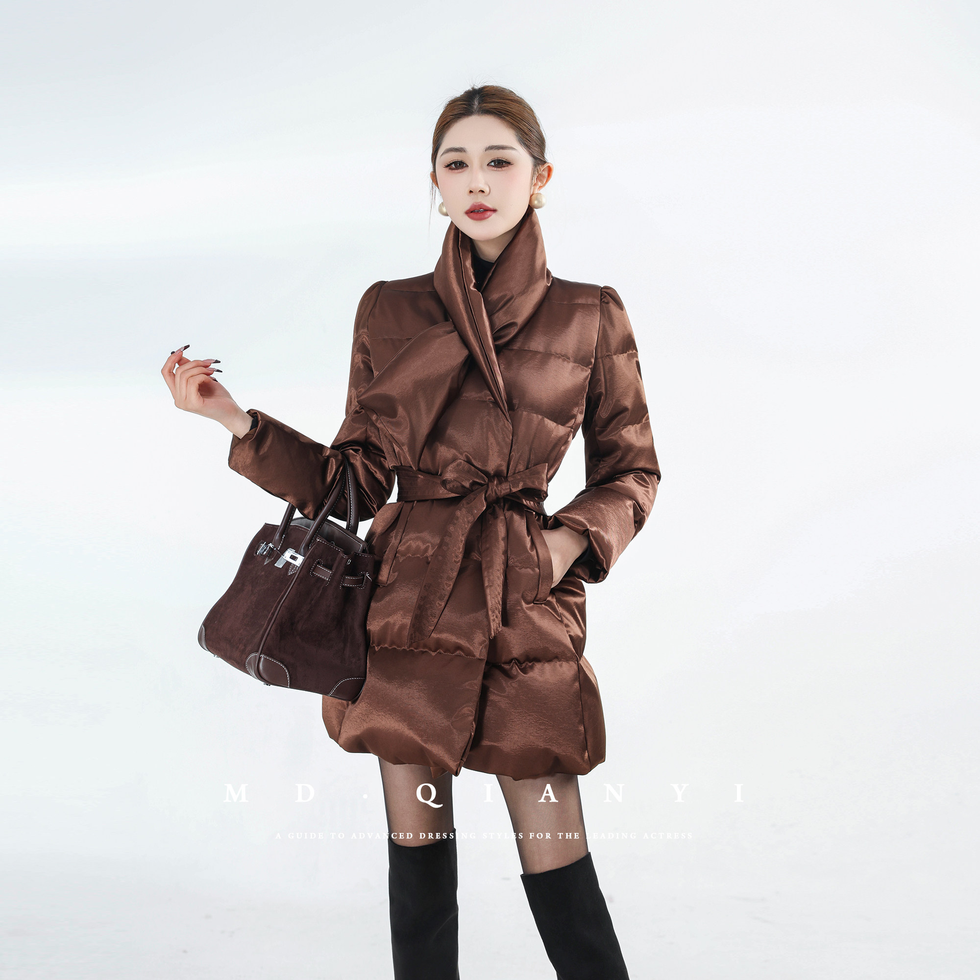 MD千亿【桃意绵绵】2025冬季新款显瘦气质时尚轻奢优雅羽绒服外套,女装/女士精品,羽绒服,淘宝优惠券,粉丝福利购,淘宝优惠卷