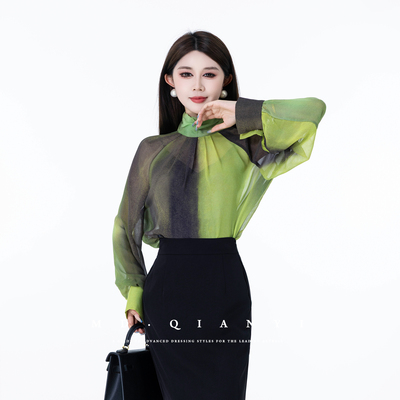 MD千亿【飘带幻彩】2026夏季新款松弛时尚减龄百搭飘带上衣