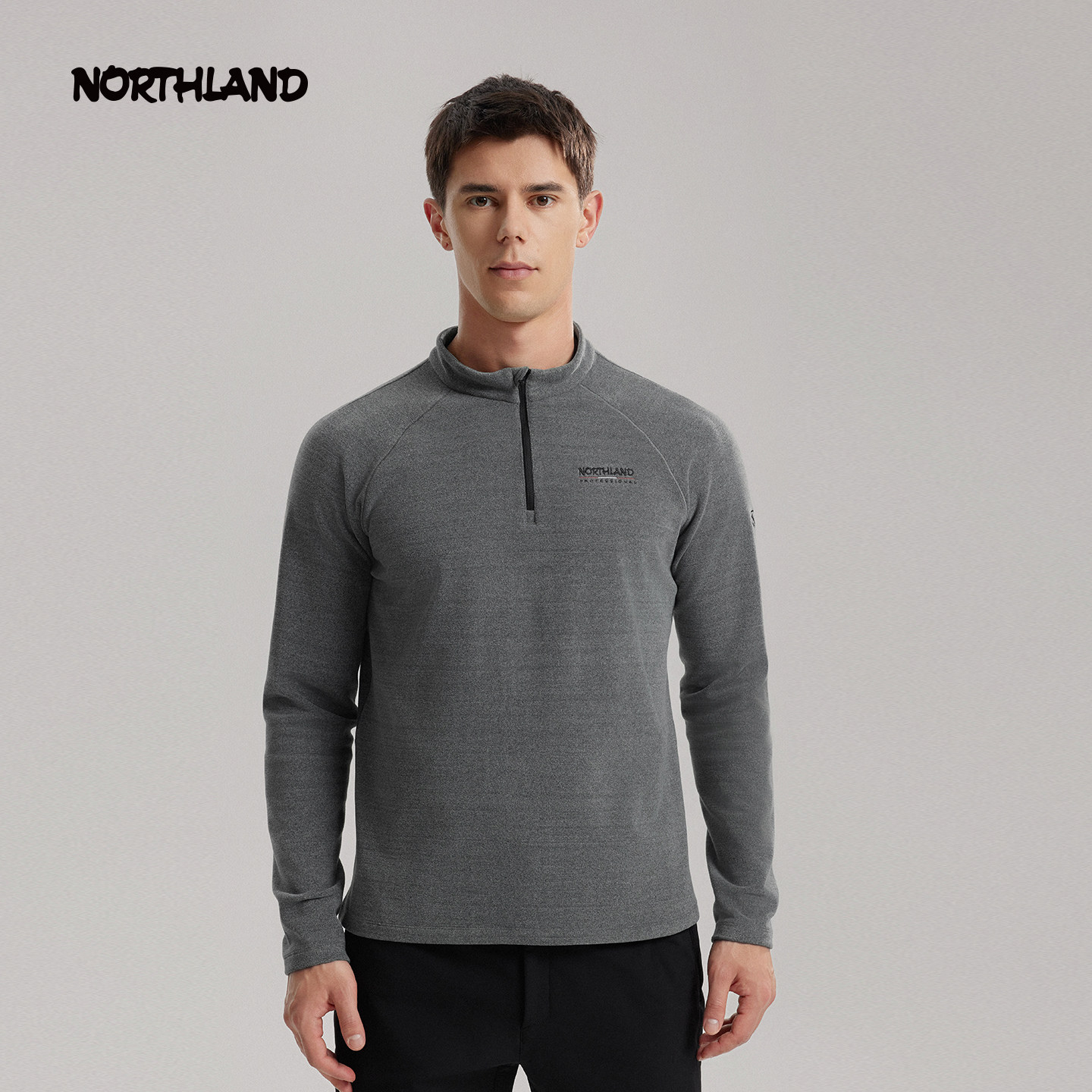 诺诗兰2025秋冬男女长袖立领T恤防静电保暖亲肤徒步登山弹力上衣,户外/登山/野营/旅行用品,户外休闲衣,淘宝优惠券,粉丝福利购,淘宝优惠卷