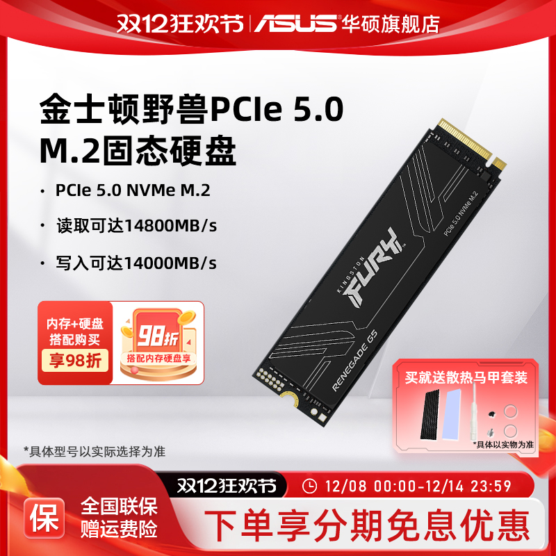 金士顿FURYRenegadepcie5.0ssd