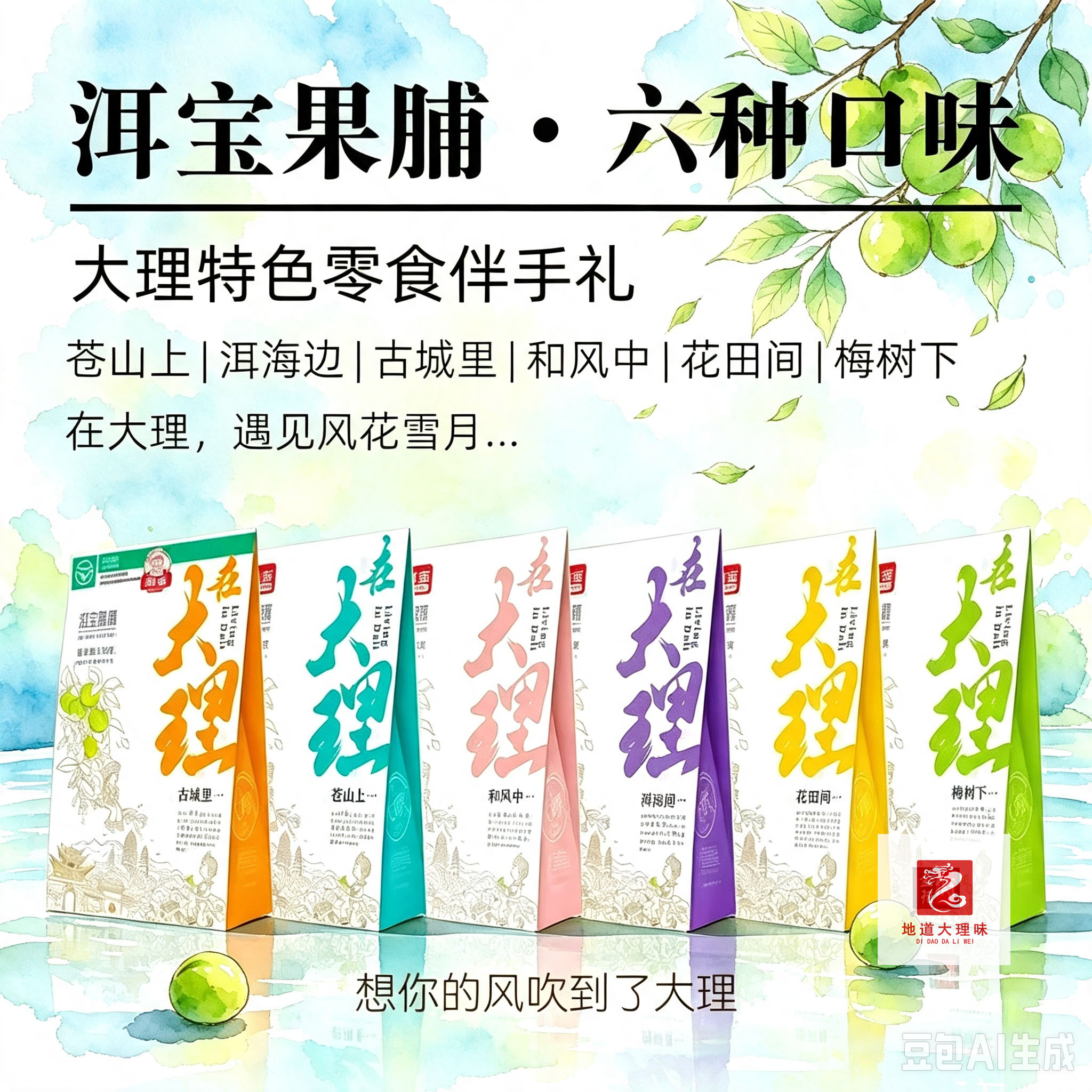 洱宝话梅云南大理特产雕梅伴手礼
