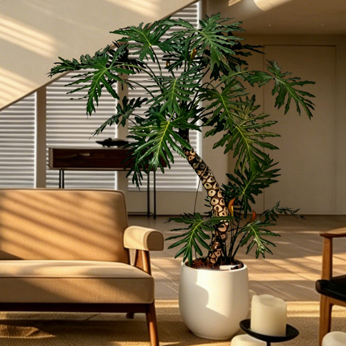 龟背竹绿植高级仿真植物落地假树