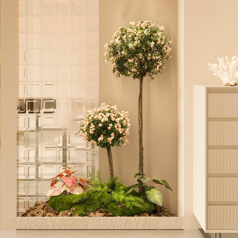 仿真绿植球型景观造景植物组合