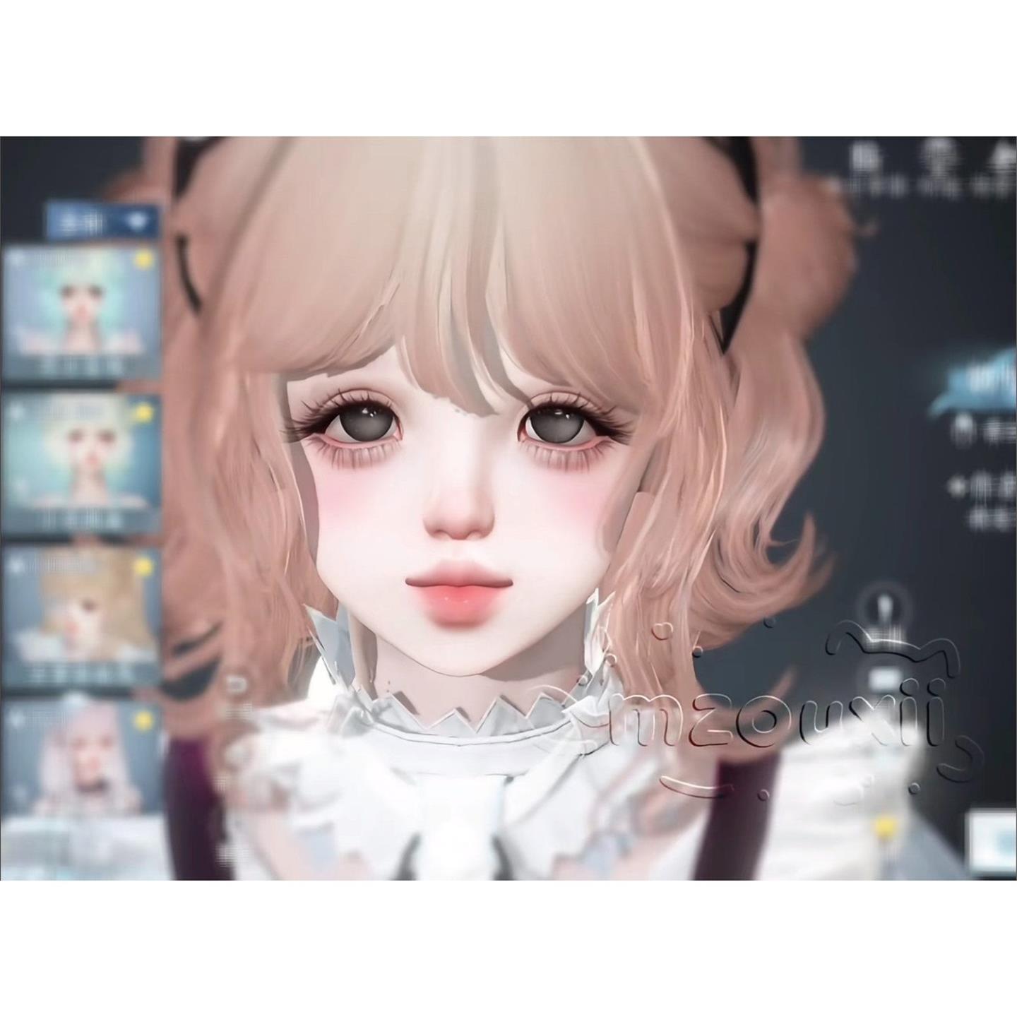 榛果挞 mzouxii 逆水寒手游捏脸女通用