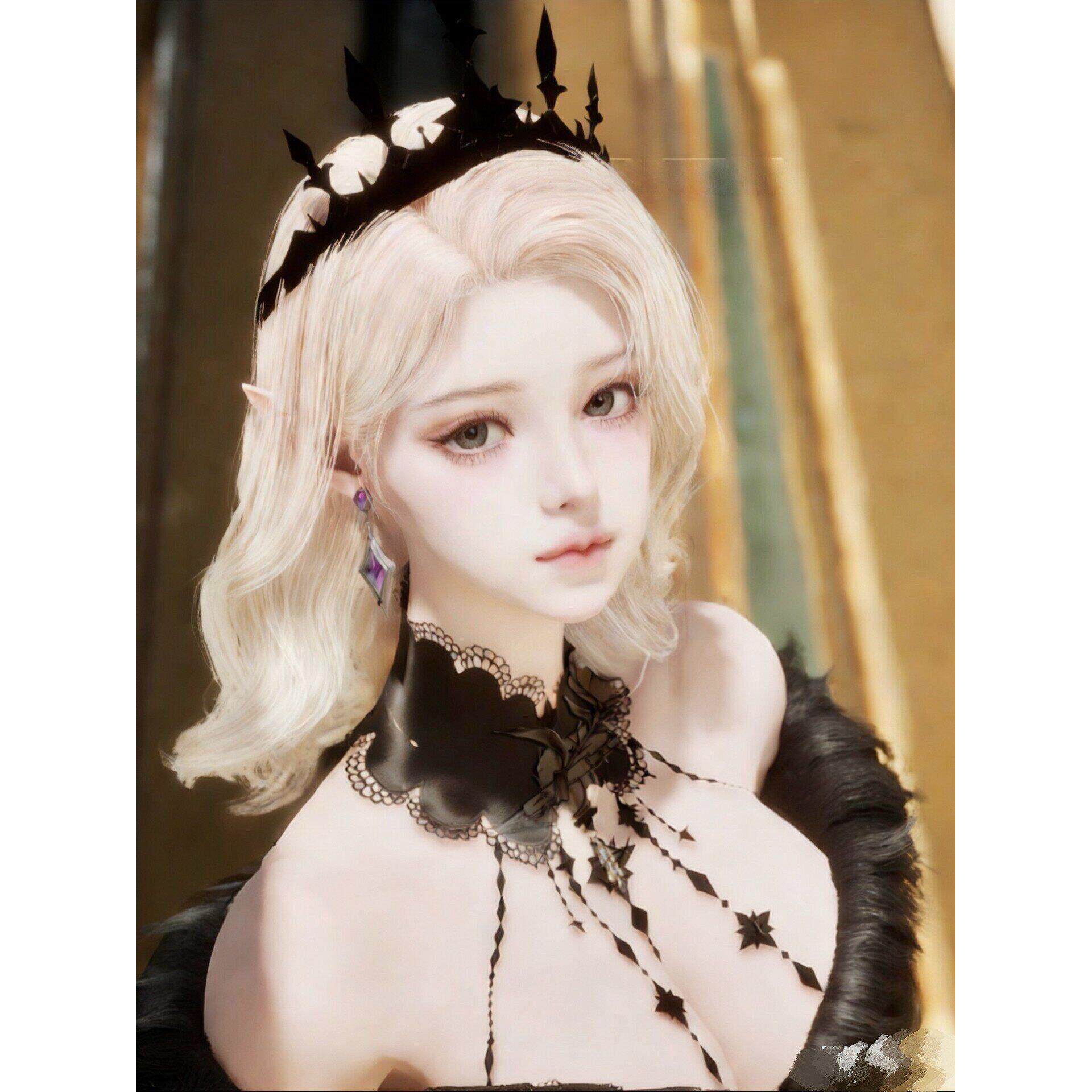 泽菲琳 AION2 永恒之塔2捏脸女 台服韩服魔族天族通用
