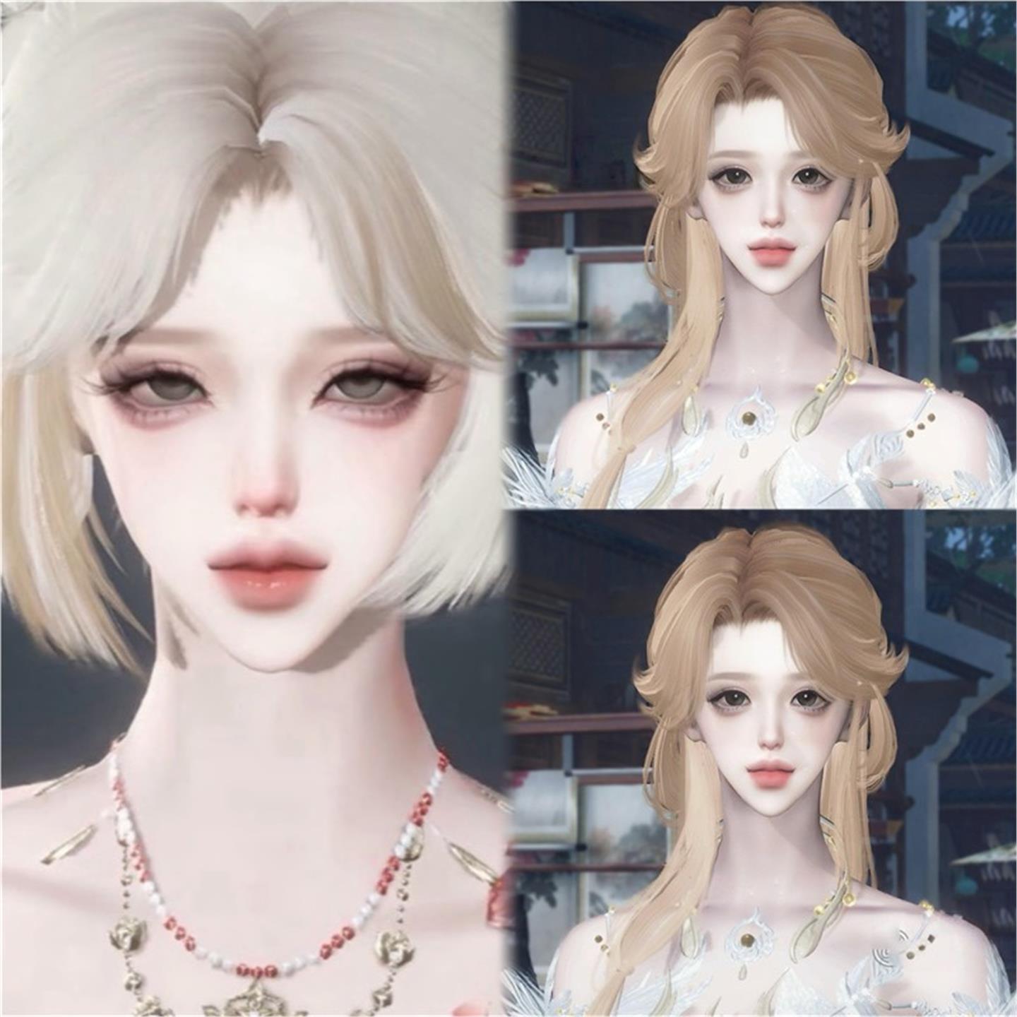 发2 42号 47号 Mist逆水寒手游捏脸女通用