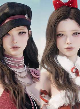 Ounly韩系 AION2 永恒之塔2捏脸 台服韩服魔族天族捏脸通用女