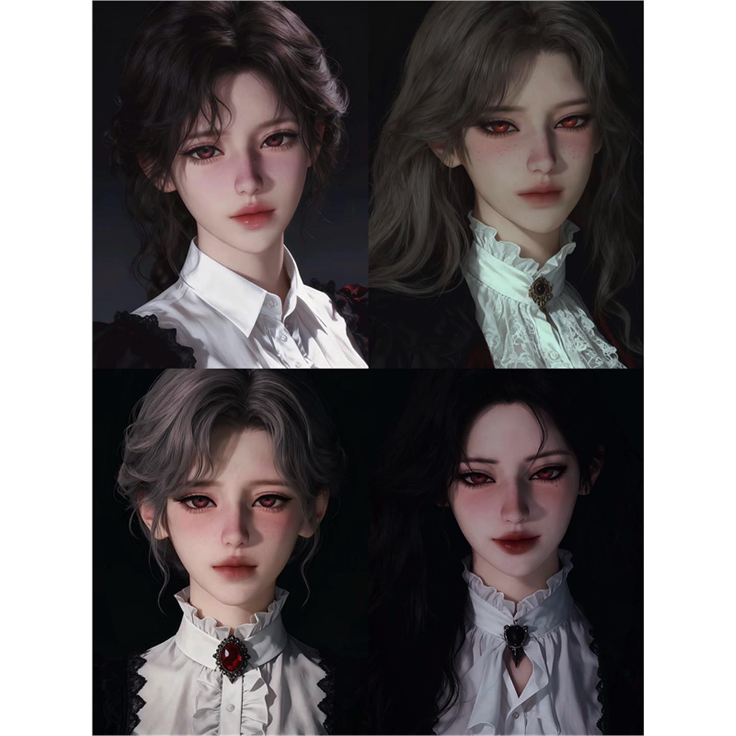 4款 凛 斐 珍 烈 秦彻新日卡捏脸 莹囡囡 恋与深空捏脸