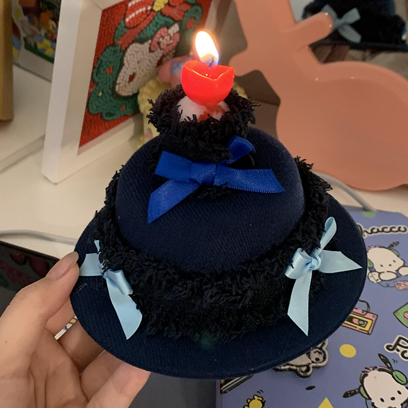 生日帽成人款蜡烛可燃樱桃牛仔小