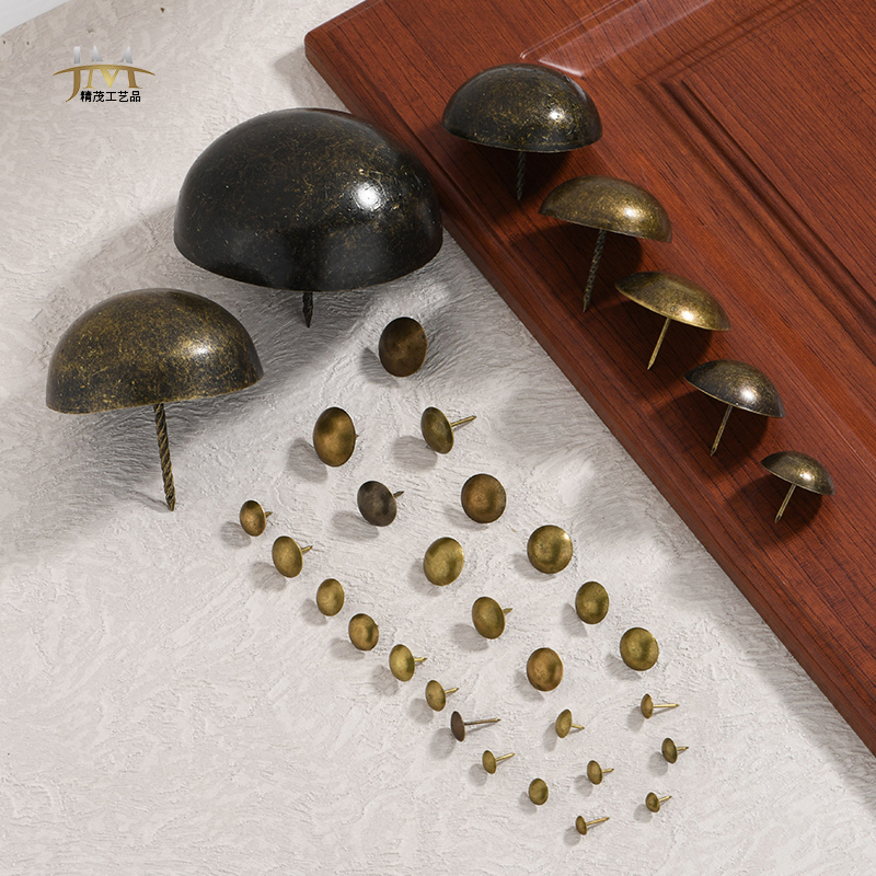 仿古泡钉7-16mm 古铜钉尖装饰泡钉门钉沙发钉古铜图钉大头钉按钉