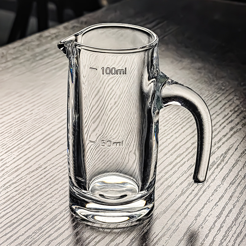 加厚水晶玻璃白酒分酒器家用100ml毫升酒壶饭店专用杯钢化高级感图片
