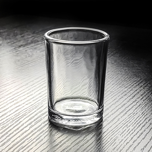钢化玻璃三两白酒杯水杯酒杯创意二两半杯子直筒耐高温家用高级感