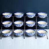 酒店自助餐早餐调料架商用容器器皿火锅店小菜展示盒小料台架子碗